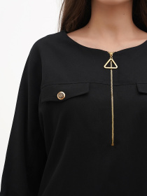 Сукня міні Sassofono модель A271-SC-3505_черный Фото