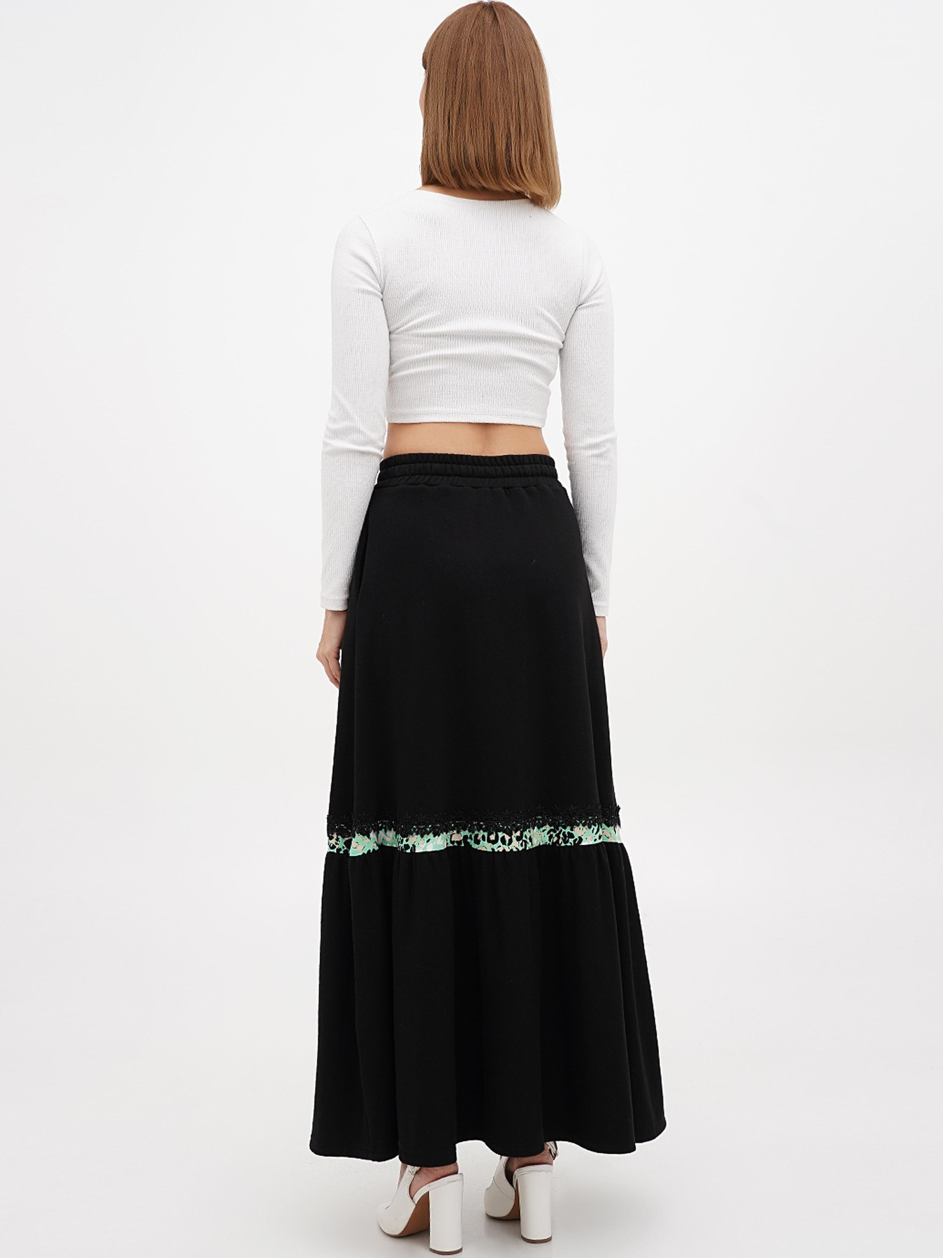 Юбка макси Sassofono модель A271-SF-3781 Фото