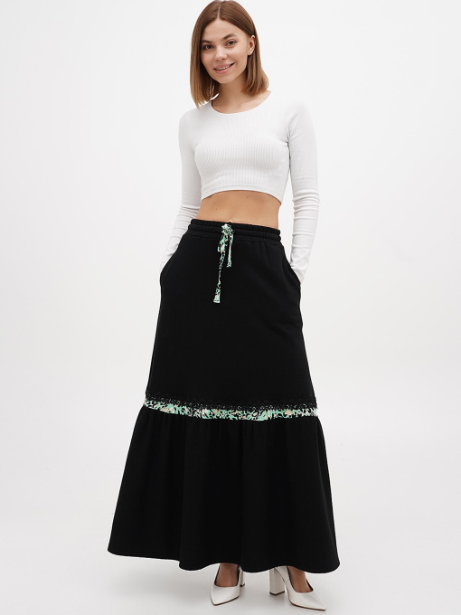 Юбка макси Sassofono модель A271-SF-3781 Фото