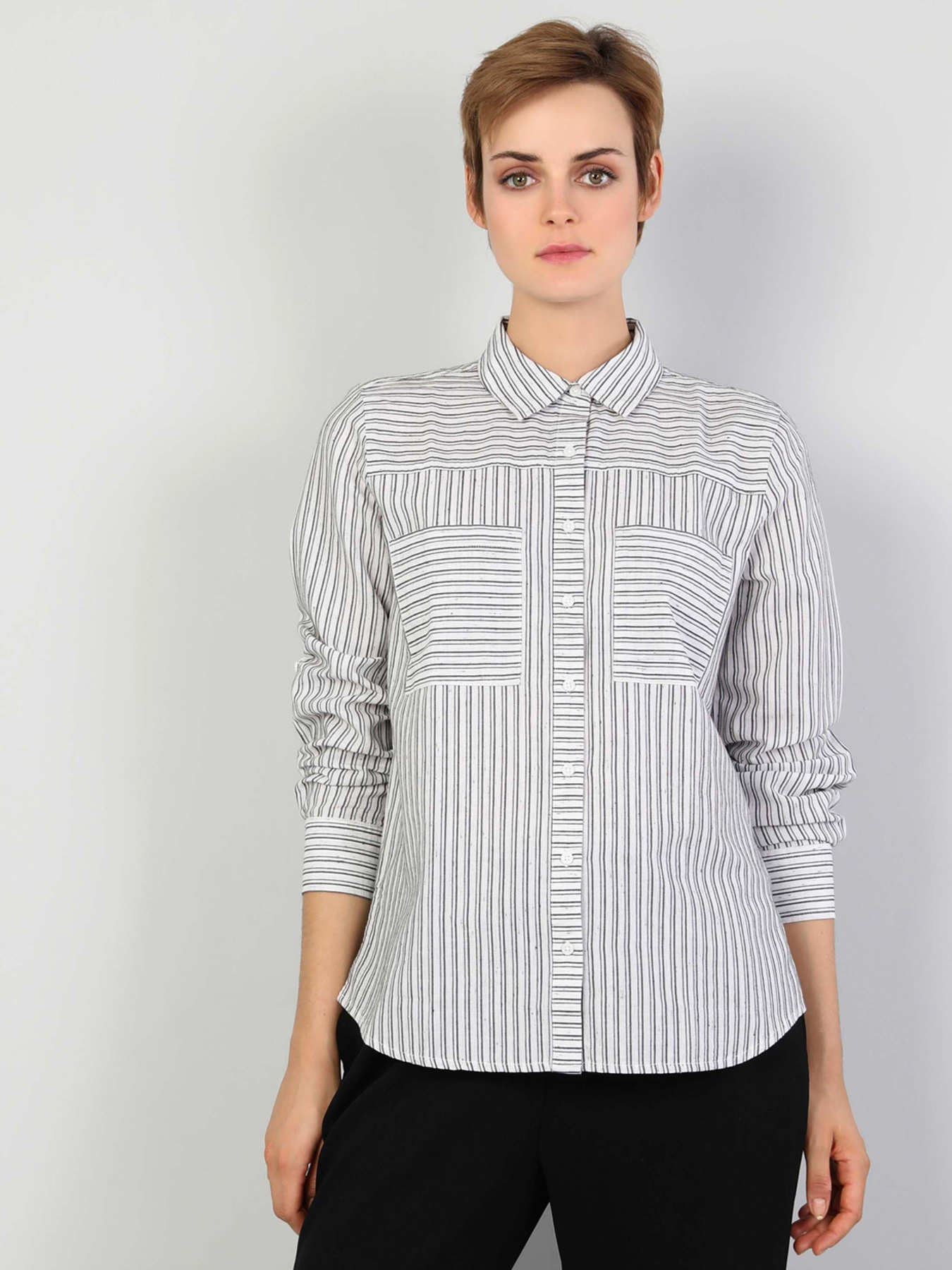 Рубашки Colin’s модель CL1047113_Q1.V1_GRA Фото