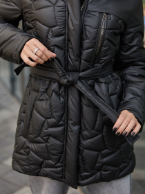 Куртки MilaNova модель Куртка К-345 черный Фото