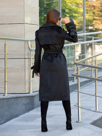 Пальто MilaNova модель Пальто ПВ-93 графит Пальто MilaNova модель Пальто ПВ-93 графит Фото