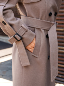 Пальто MilaNova модель Пальто ПВ-93 капучино Фото