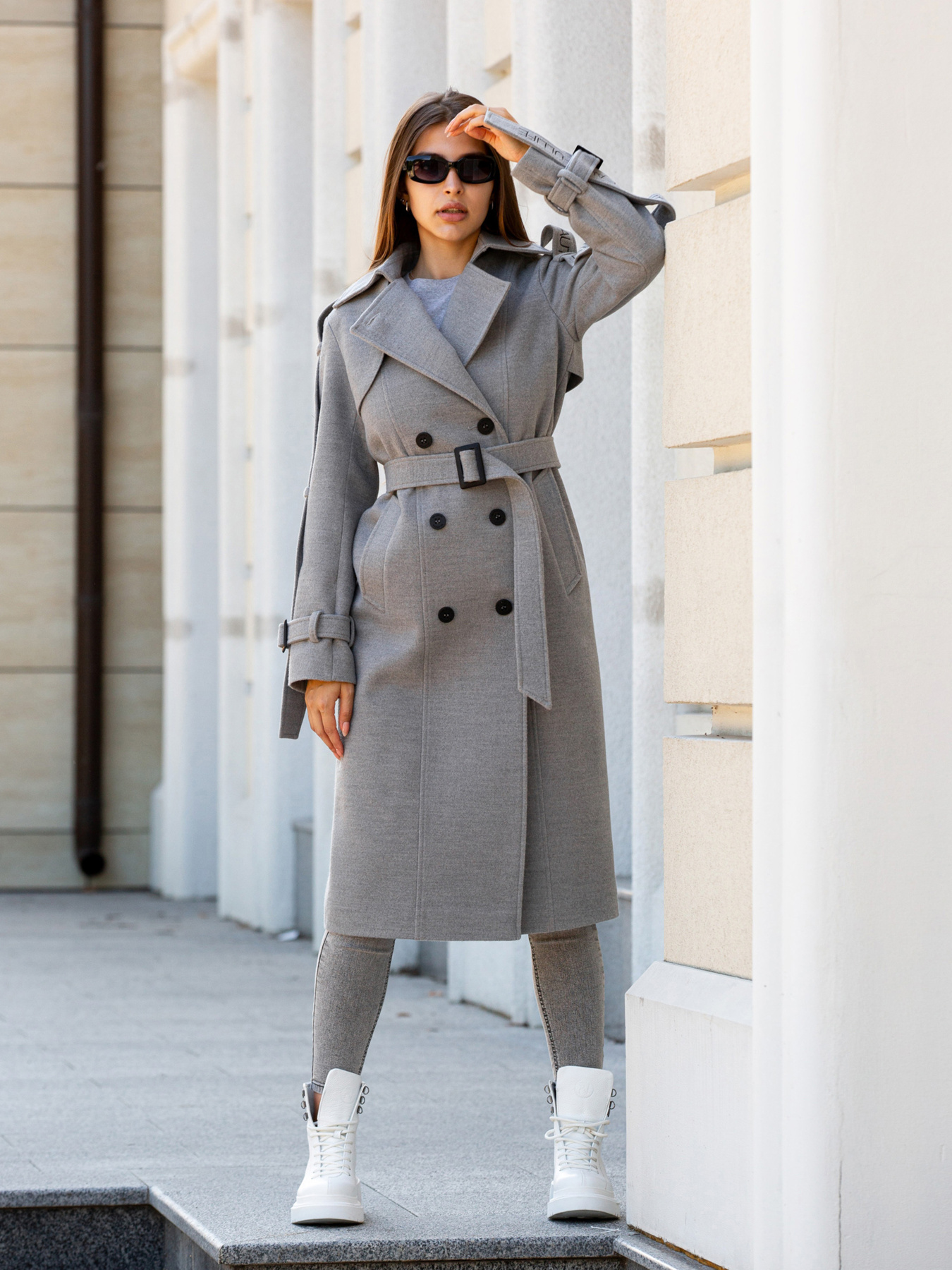 Пальто MilaNova модель Пальто ПВ-93 серый Фото