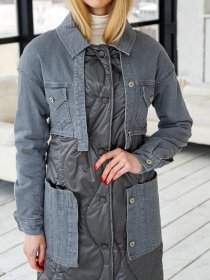 Плащ MilaNova модель Плащ ПВ-150 серый Фото