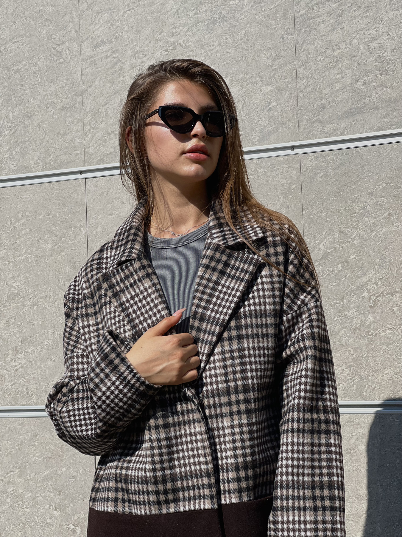 Пальто MilaNova модель Пальто ПВ-155 шоколад Фото