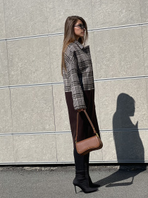 Пальто MilaNova модель Пальто ПВ-155 шоколад Фото