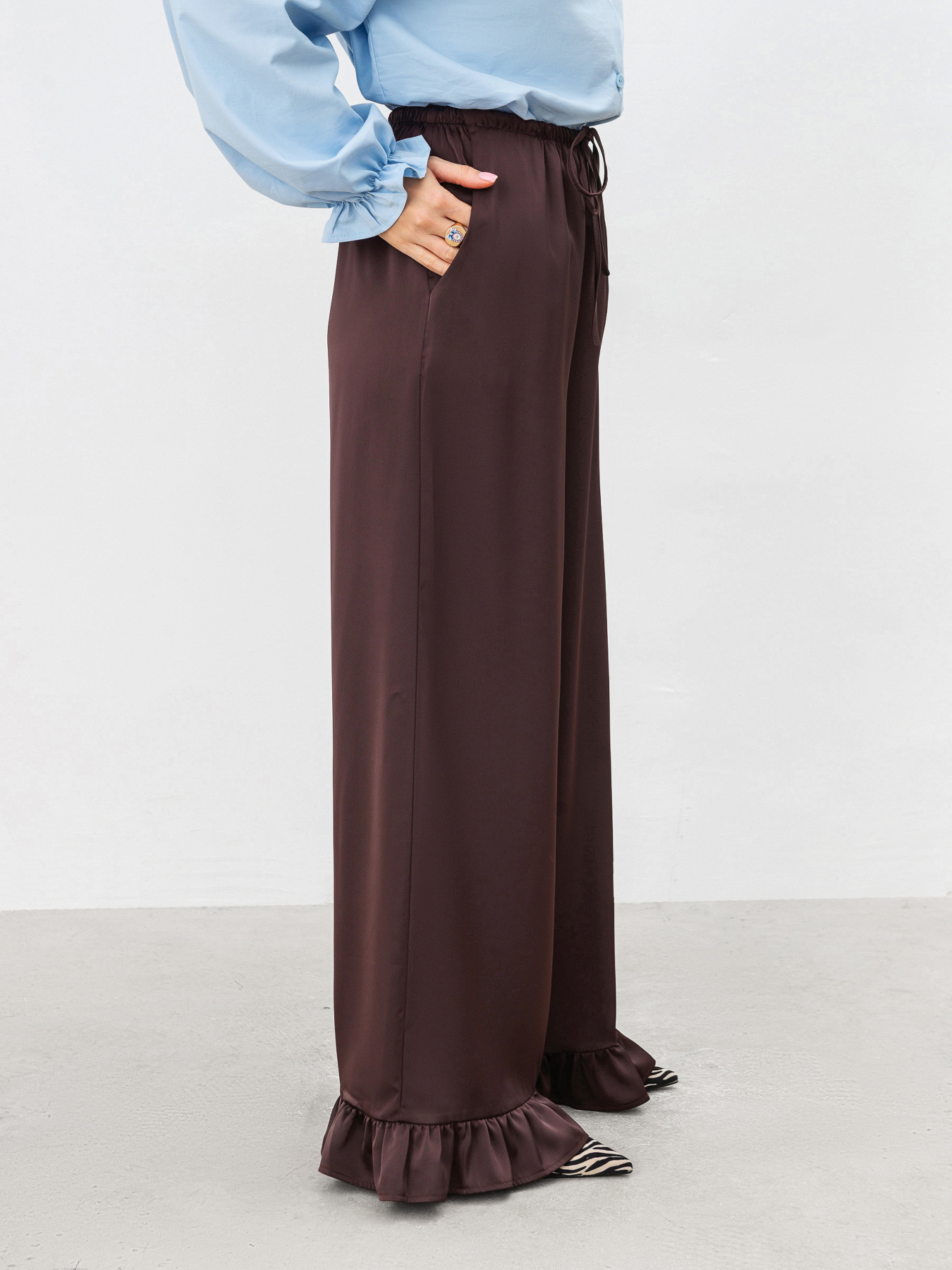 Брюки палаццо Romashka Хмарка модель 205039805061 Фото