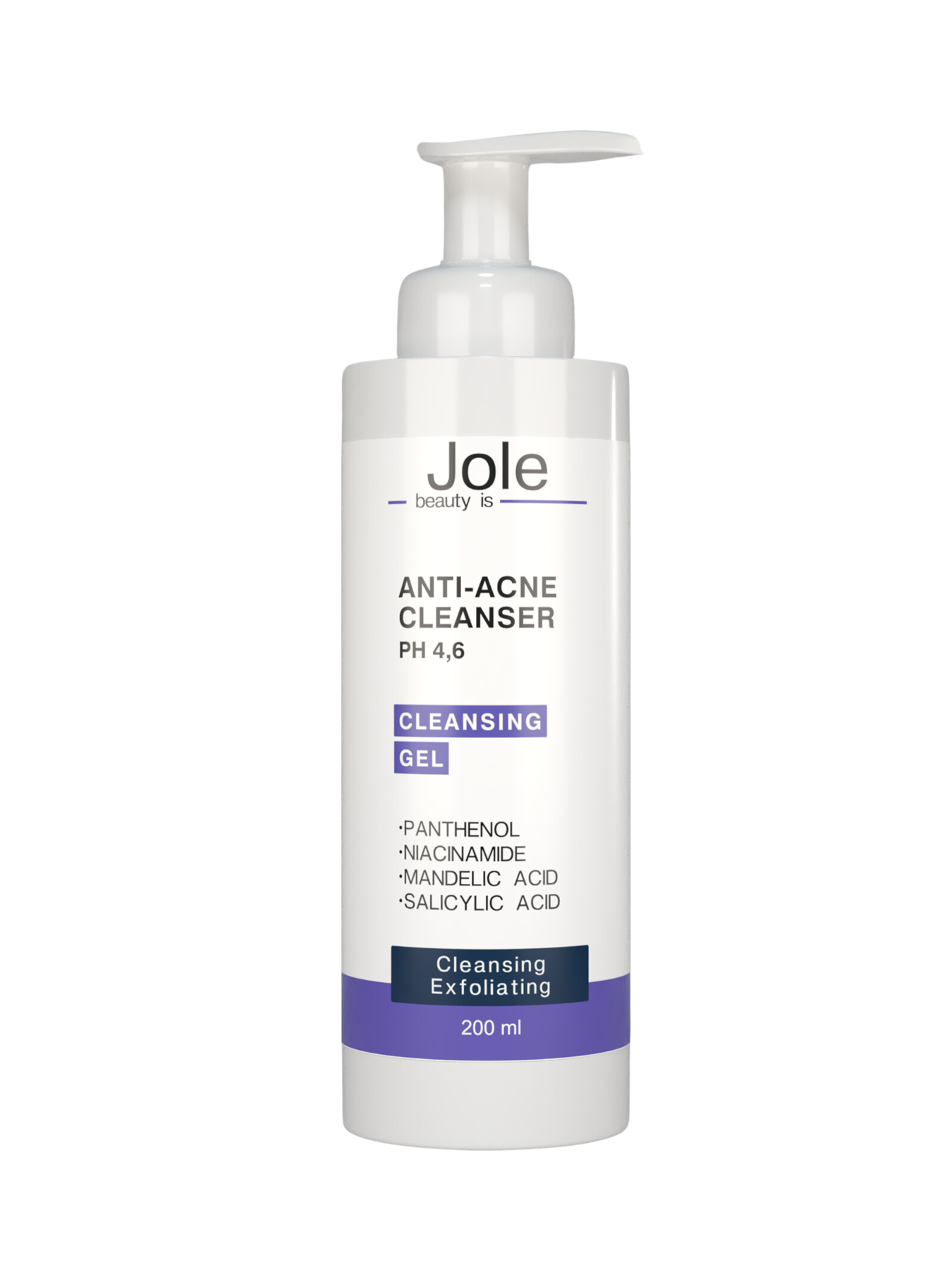 Гель для умывания с салициловой и миндальной кислотами Jole модель jaacl200 Фото