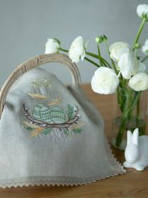 Серветка великодня бежева Едельвіка модель 311-24-08 Фото