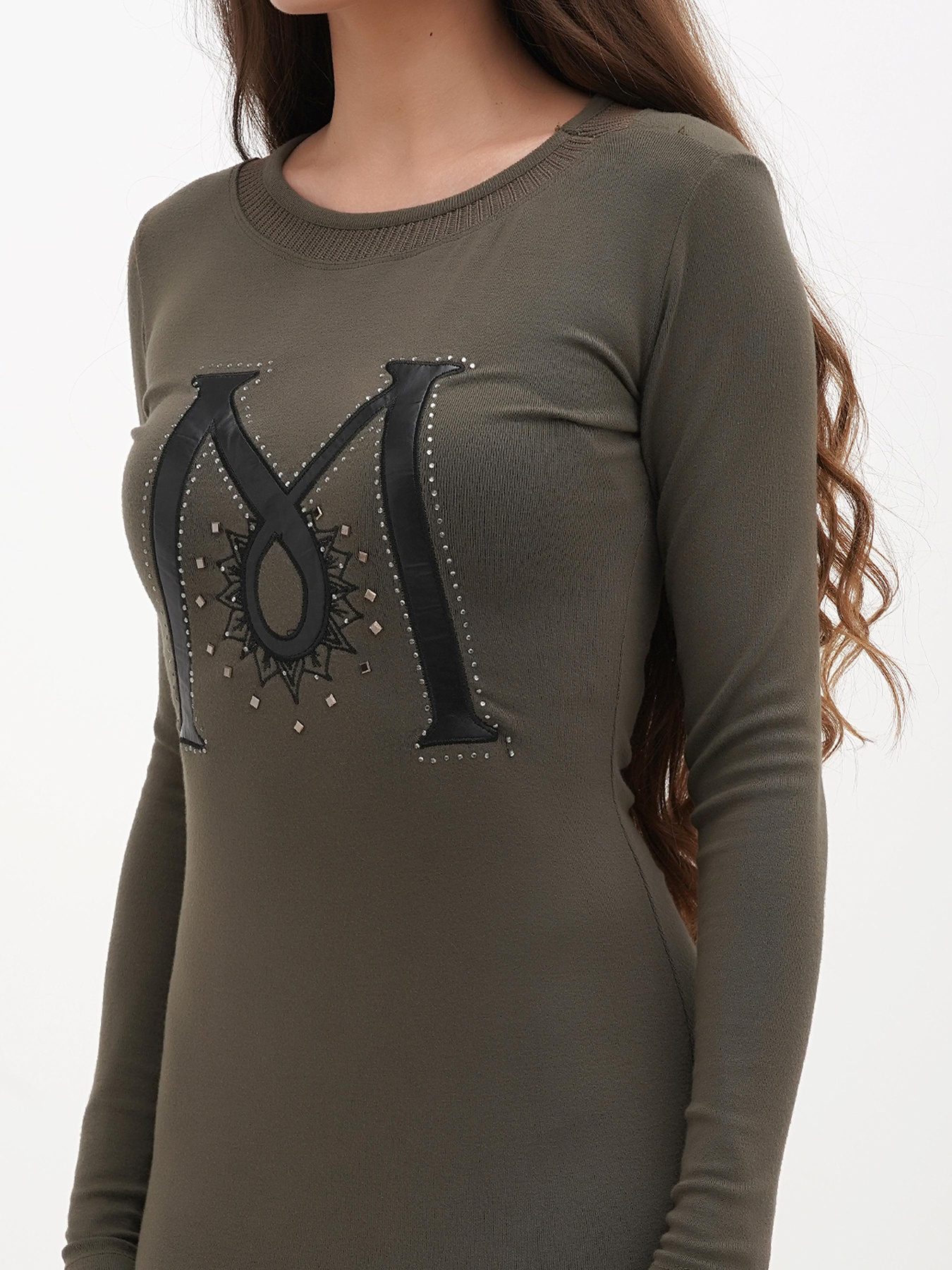 Туника Sassofono модель A271-SC-1476_хаки Фото