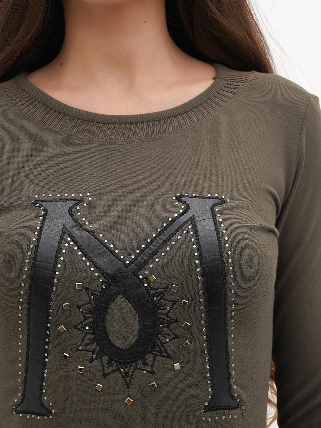 Туника Sassofono модель A271-SC-1476_хаки Фото