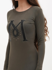 Туника Sassofono модель A271-SC-1476_хаки Фото