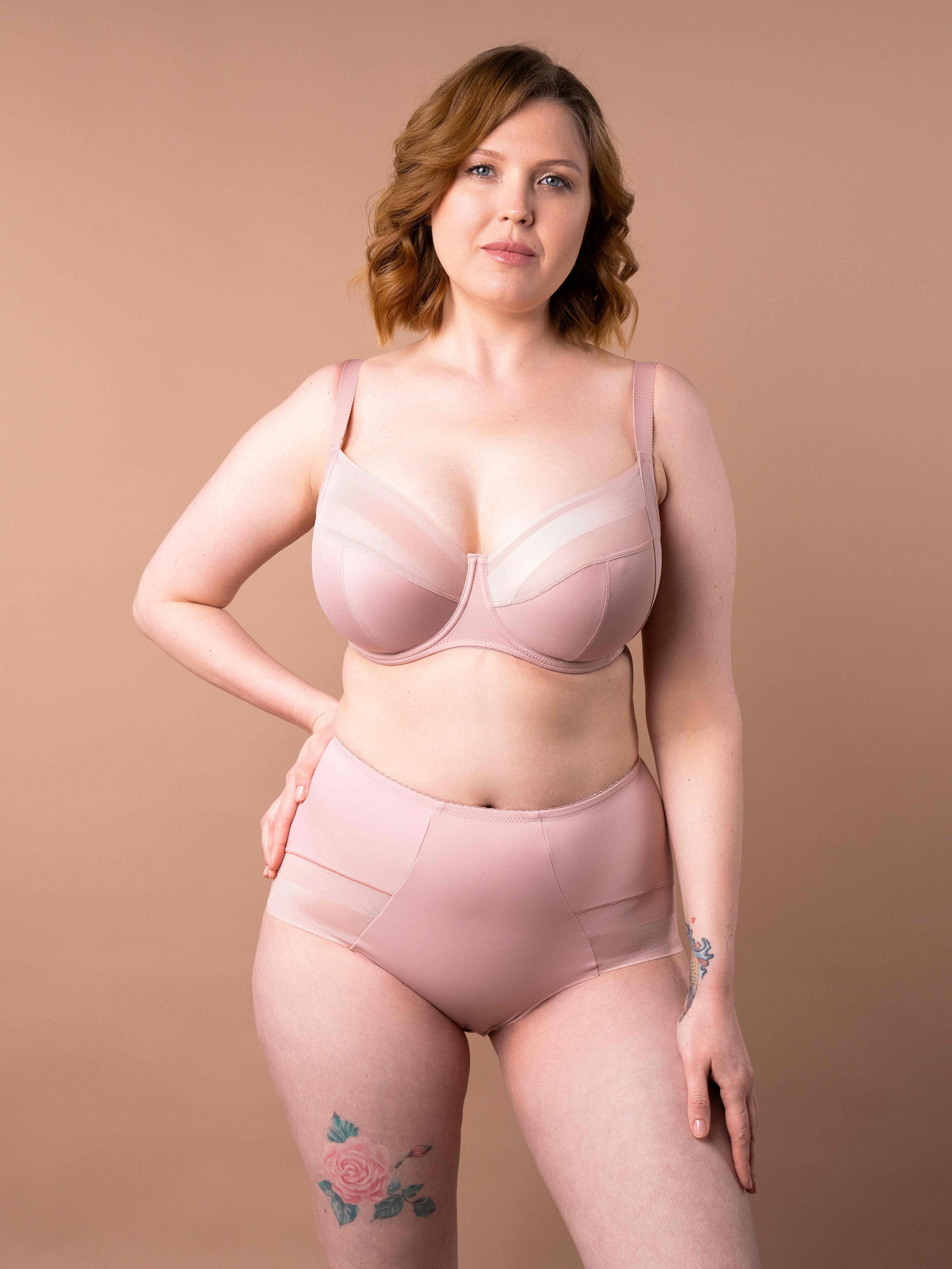 Жіночий Бюстгальтер brabrabra  (1010046_Pink-Powder) колір пудра, матеріал поліамід/еластан brabrabra - купити в Україні