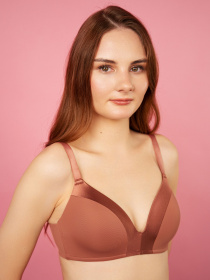Бюстгальтер Brabrabra модель SLZ24201215_Terracotta Фото