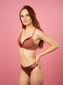 Бюстгальтер Brabrabra модель SLZ24201215_Terracotta Фото