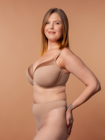 Бюстгальтер Brabrabra модель SLZ24201248_Nude Бюстгальтер Brabrabra модель SLZ24201248_Nude Фото