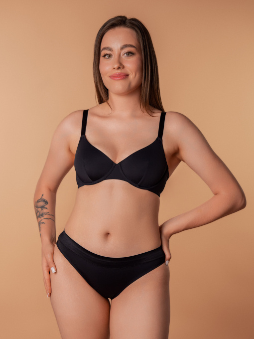 Бюстгальтер Brabrabra модель SLZ24201422_Black Фото