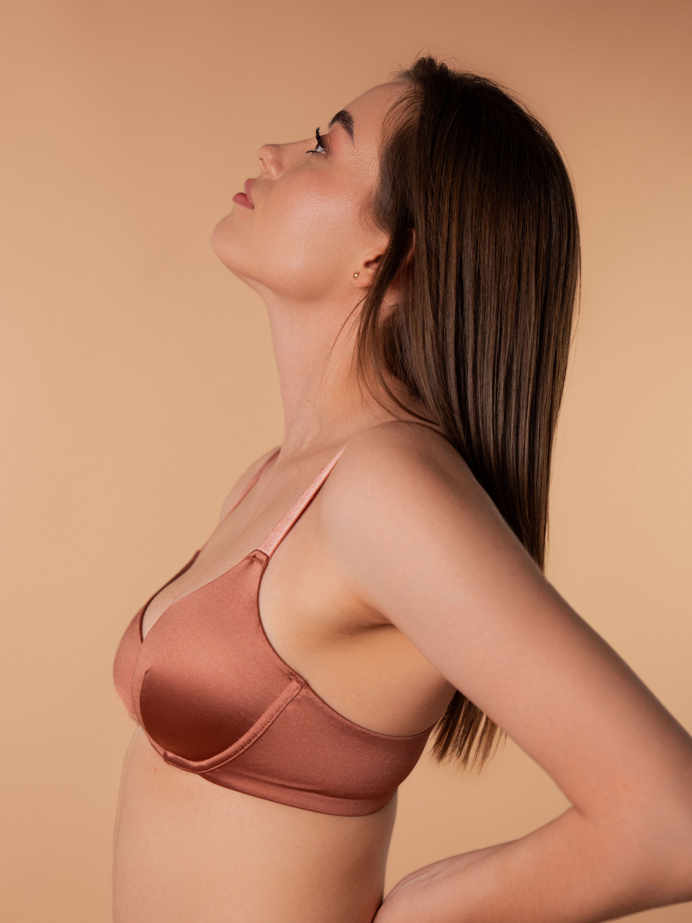 Бюстгальтер Brabrabra модель SLZ24201522_Terracotta Фото