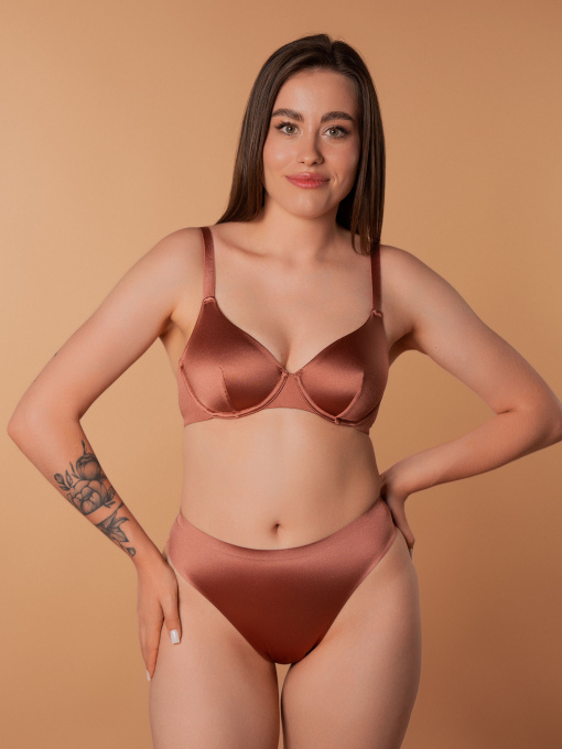 Бюстгальтер Brabrabra модель SLZ24201522_Terracotta Фото