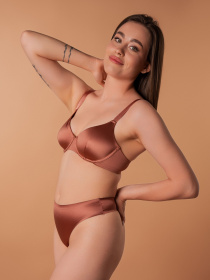 Бюстгальтер Brabrabra модель SLZ24201522_Terracotta Фото