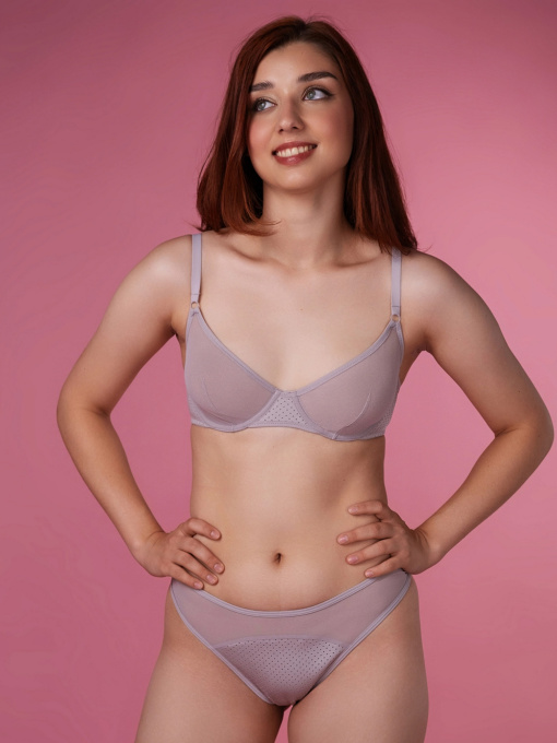 Бюстгальтер Brabrabra модель SLZ24701074_Gray-Lilac Фото