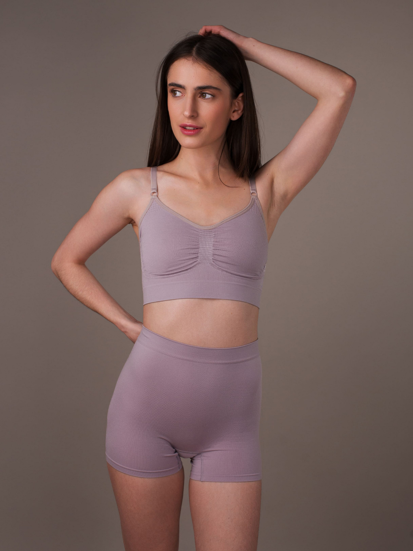 Бюстгальтер Brabrabra модель SLZ24901006_Gray-Lilac Фото