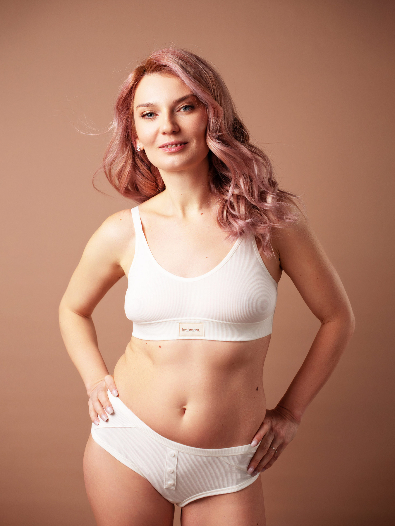 Бюстгальтер Brabrabra модель SLZ25301006_Ivory Фото