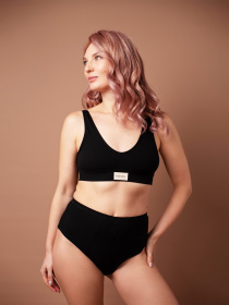 Бюстгальтер Brabrabra модель SLZ25301008_Black Фото