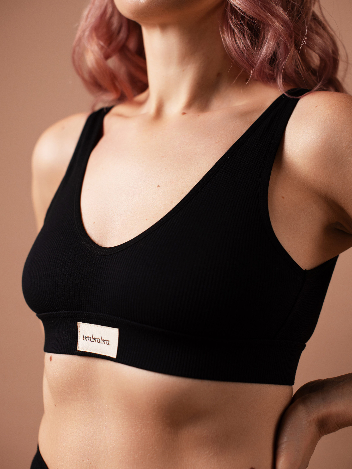 Бюстгальтер Brabrabra модель SLZ25301008_Black Бюстгальтер Brabrabra модель SLZ25301008_Black Фото