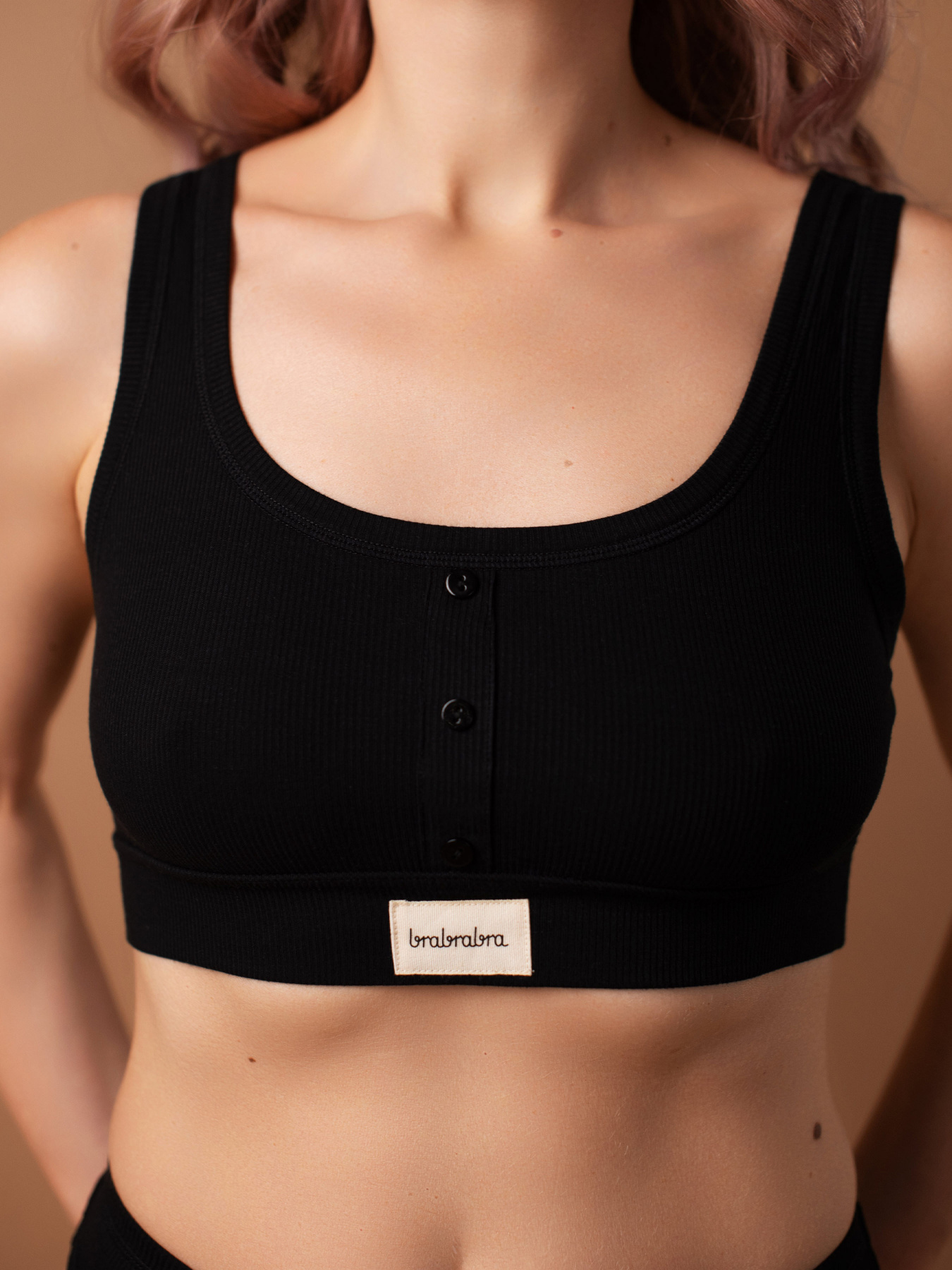 Бюстгальтер Brabrabra модель SLZ25301009_Black Фото
