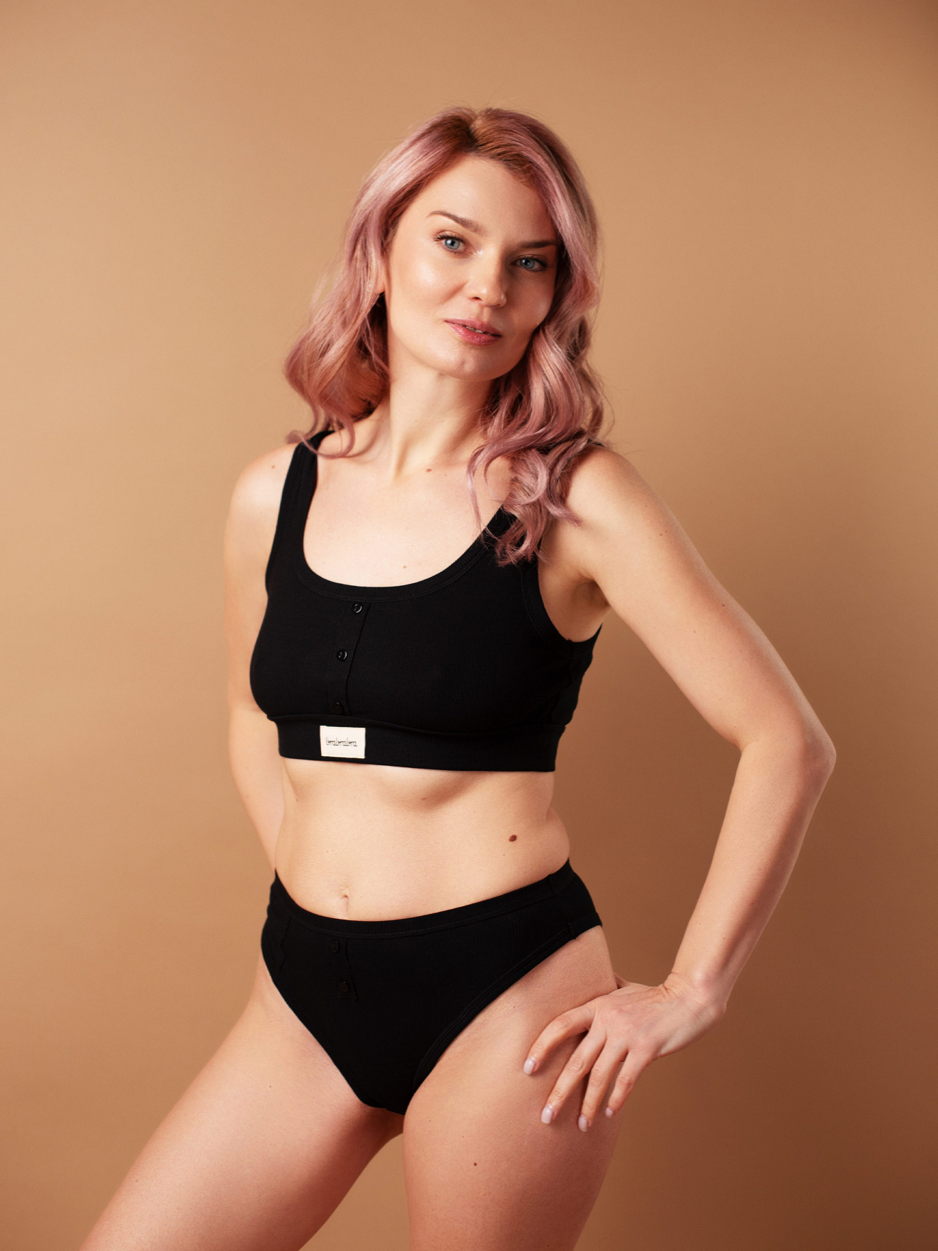 Бюстгальтер Brabrabra модель SLZ25301009_Black Фото