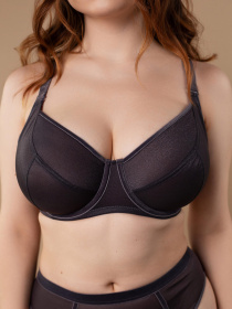 Бюстгальтер Brabrabra модель SLZ25501011_Dark-Gray Фото