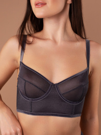 Бюстгальтер Brabrabra модель SLZ25501090_Dark-Gray Фото