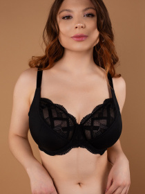 Бюстгальтер Brabrabra модель SLZ25901012_Black Бюстгальтер Brabrabra модель SLZ25901012_Black Фото