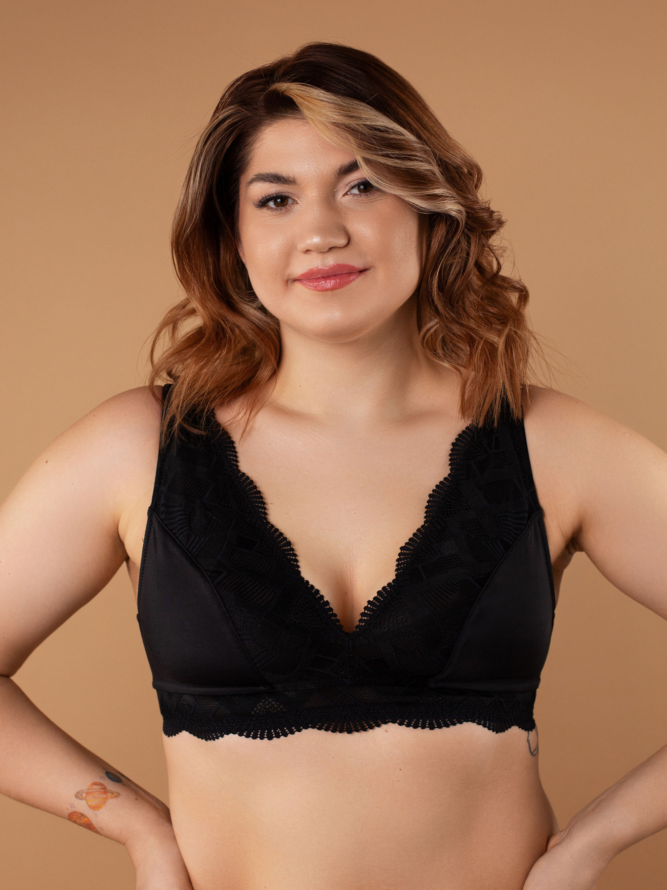 Бюстгальтер Brabrabra модель SLZ25901201_Black Фото