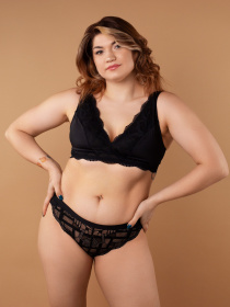 Бюстгальтер Brabrabra модель SLZ25901201_Black Фото