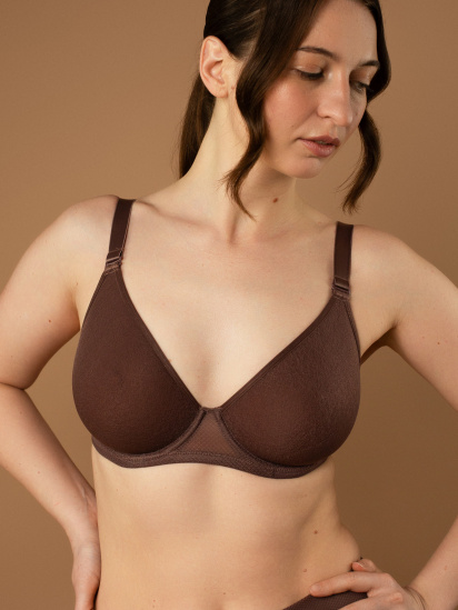 Бюстгальтер brabrabra модель SLZ26201308_Mocha — фото 4 - INTERTOP