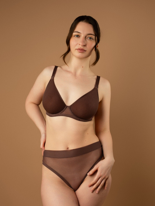 Бюстгальтер Brabrabra модель SLZ26201308_Mocha Фото