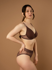 Бюстгальтер Brabrabra модель SLZ26201308_Mocha Бюстгальтер Brabrabra модель SLZ26201308_Mocha Фото