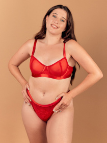 Бюстгальтер Brabrabra модель SLZ26301005_Red Фото