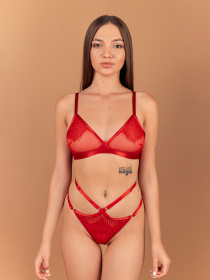 Бюстгальтер Brabrabra модель SLZ26301014_Red Фото