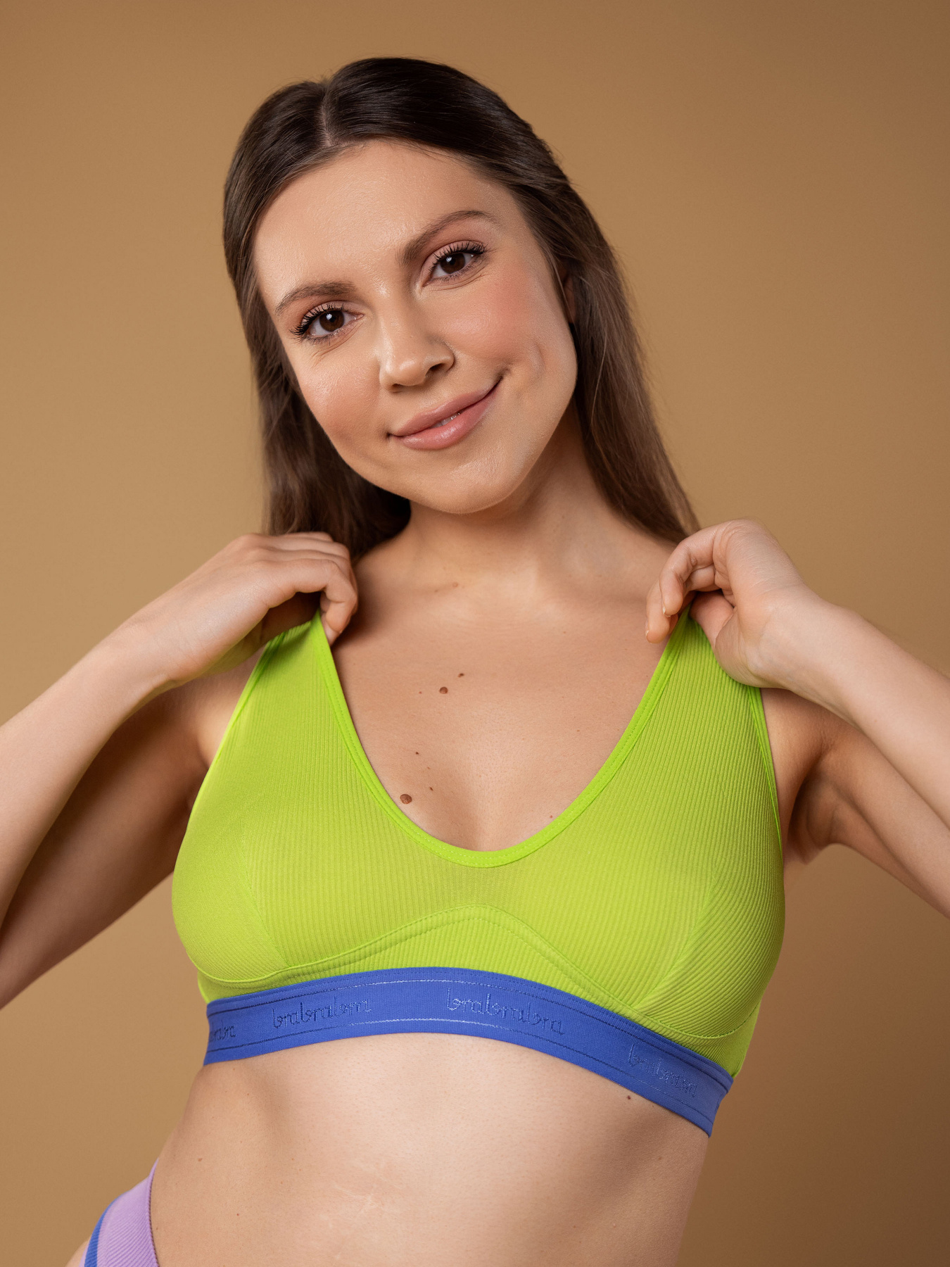 Бюстгальтер Brabrabra модель SLZ27001026_Light-Green Фото