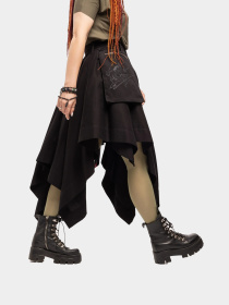 Спідниця міді Авіація Галичини модель 00-003405-1 Фото