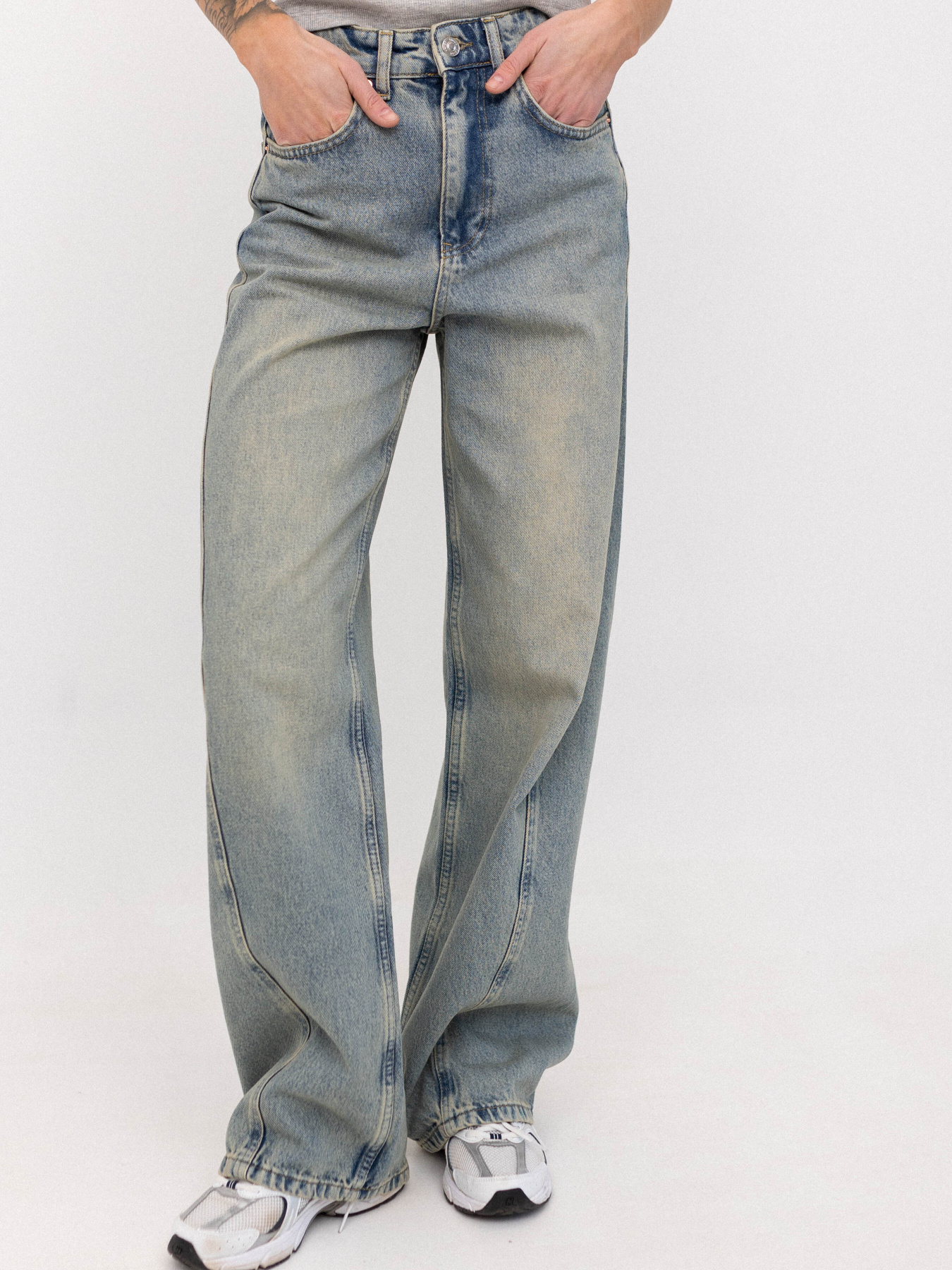 Широкі джинси Twice модель 24081054705 Фото