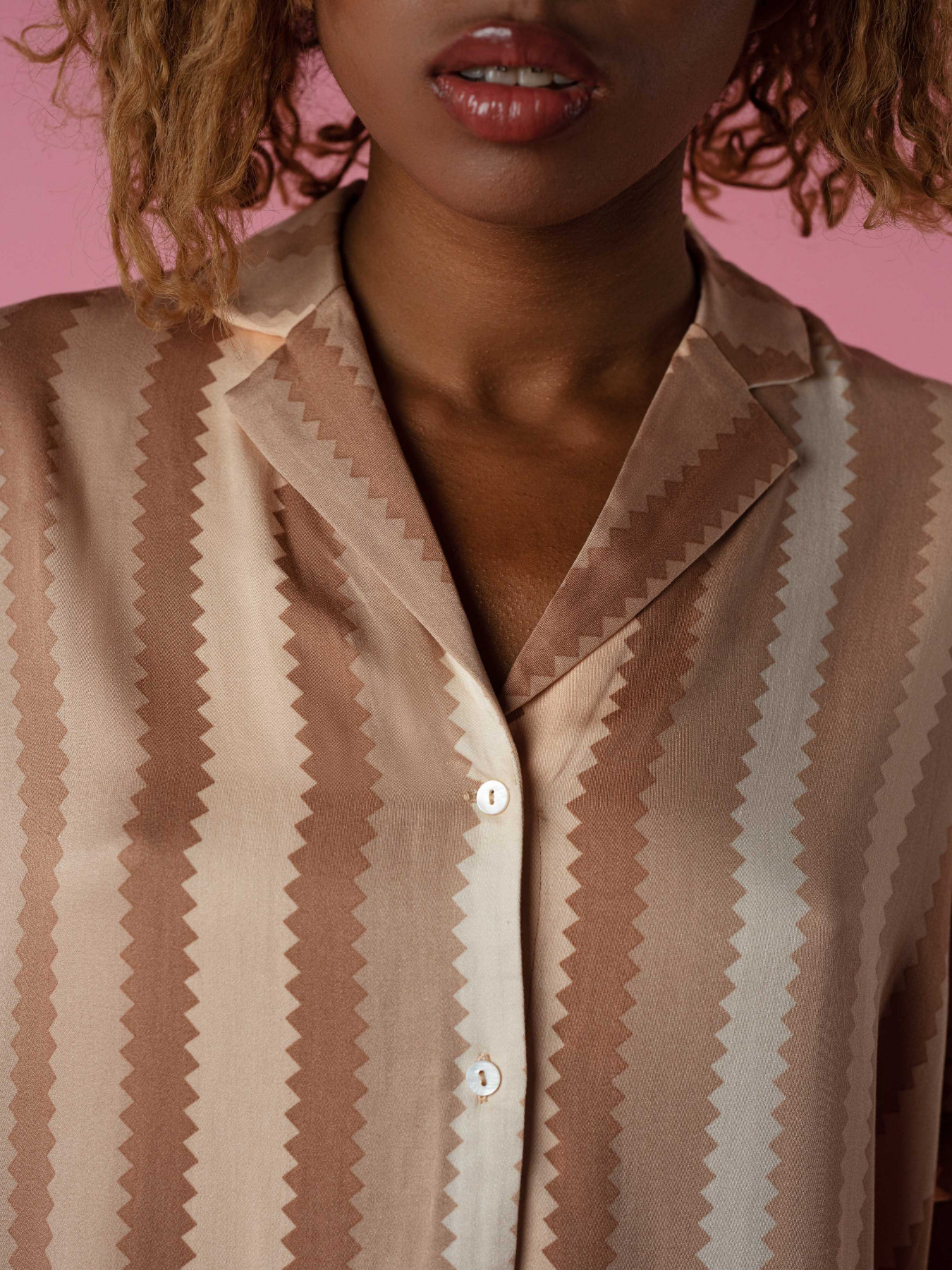 Верх пижамы Brabrabra модель HOM2212104_Striped-Print Фото