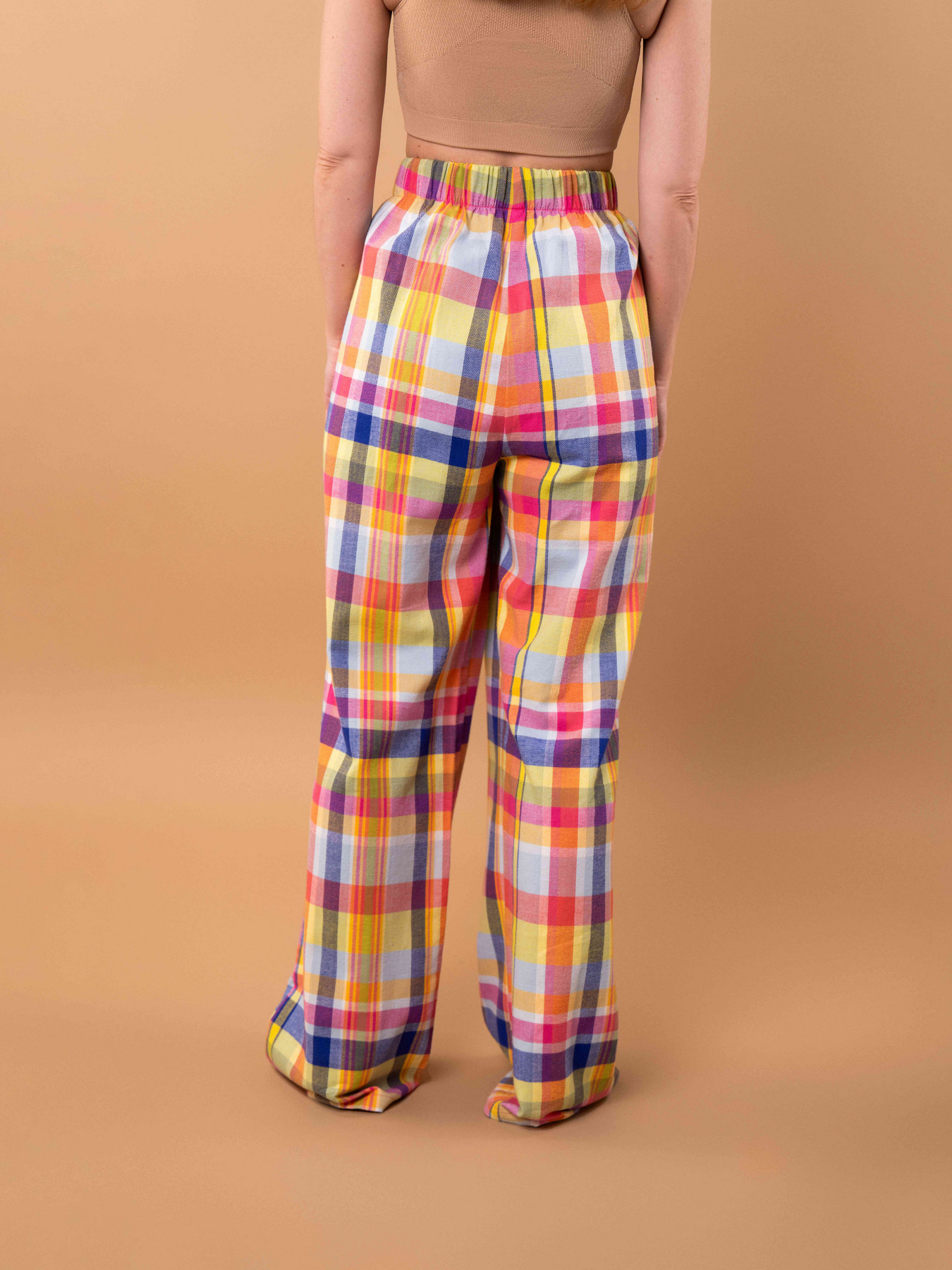 Штани для дому Brabrabra модель HOM2418010_Colorful-Check Фото