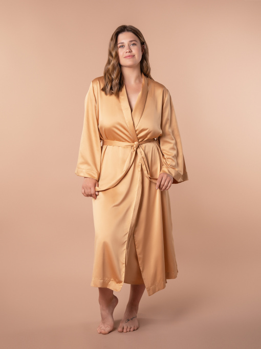 Пеньюар Brabrabra модель HOM2419000_Saffron Фото