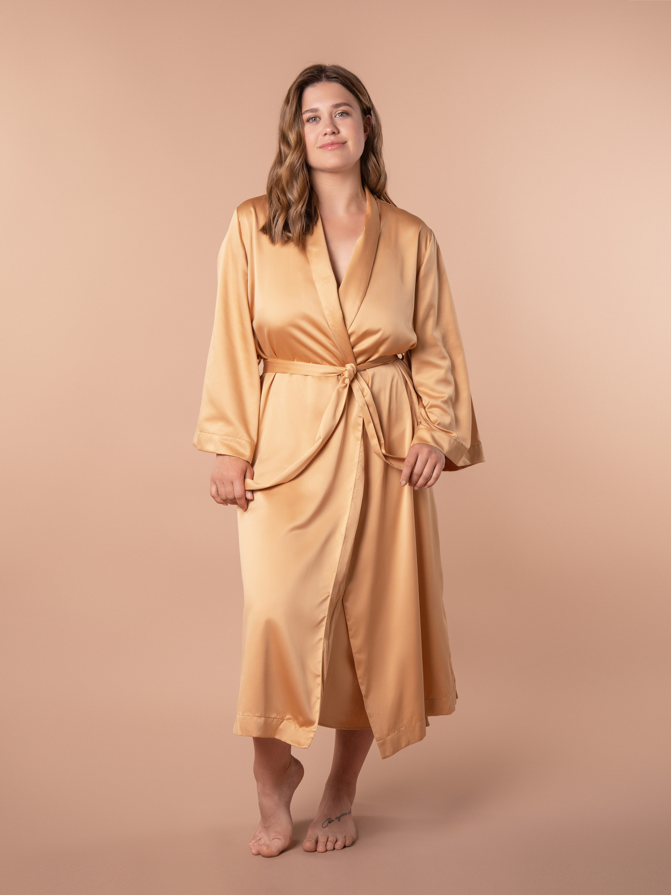 Пеньюар Brabrabra модель HOM2419000_Saffron Фото