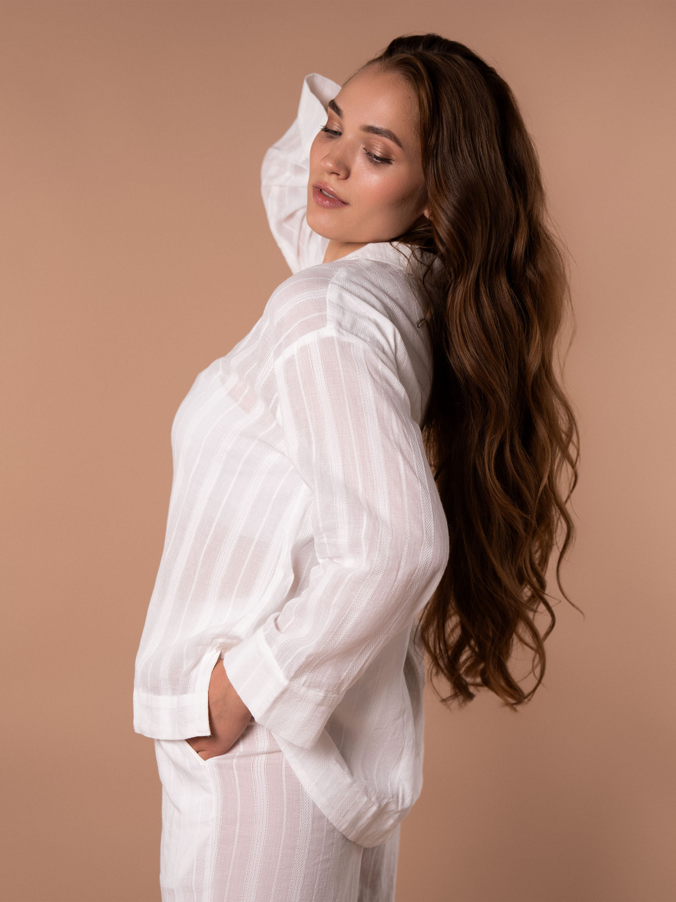 Верх пижамы Brabrabra модель HOM2420004_White Фото